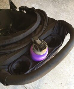 Britax Stroller Organizer with Insulated Cup Holders | Large Center Compartment with Magnetic Closure + 3 Outer Pockets + Folds with Stroller, No Removal Needed Black 50 51arOnAp1FL