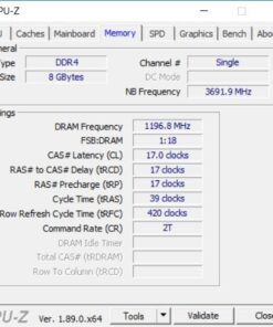 Crucial 8GB Single DDR4 2400 MT/S (PC4-19200) SR x8 SODIMM 260-Pin Memory - CT8G4SFS824A 2400MHz 24 51asMHkEM L