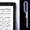 Music Stand Page Holder- Clear Grip 2-Pack 18 51aziZ5KstL