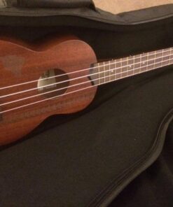 Hola! Heavy Duty SOPRANO (up to 21.5 Inch) Ukulele Gig Bag with 15mm Padding Black 65 51b01o JVKL