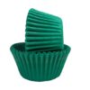 Regency Wraps Greaseproof Professional Grade Standard Baking Cups, Pack of 40, Green Solid