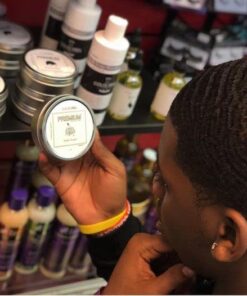 COLDLABEL Hair Wolfin Pomade - Natural Organic Mens Hair Balm - Strong Hold, Full Shine Hair and Scalp Care - Made with Vegan Ingredients, Shea Butter, Jojoba, Lavender, Honey, and More Hair Pomade 23 51b3FLUCOlL