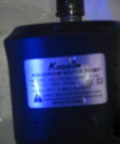 KEDSUM 550GPH Submersible Pump(2500L/H, 40W), Ultra Quiet Water Pump with 5ft High Lift, Fountain Pump with 6.5ft Power Cord, 3 Nozzles for Fish Tank, Pond, Aquarium, Statuary, Hydroponics Blue 49 51b4o9OwbFL