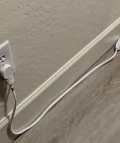 Maximm Cable 3 Ft 360° Rotating Flat Plug Extension Cord/Wire, 16 AWG Multi 3 Outlet Extension Wire, 3 Prong Grounded Wire - White - UL Certified 3 Feet 45 51b79qQAJDL