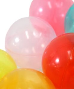 Alternative view of PowerTRC Non-Toxic 100" Phthalates Free Crush Proof Pit Balls 2.5" ~ 6.5cm Non-Recycled Quality Clear 10 Colors Play Balls