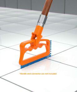 Fuginator Scrub Brush for Tile and Grout: Stiff Nylon Bristle Scrubbing Brush - Bathtub and Shower Scrubber for Floor Joints and Tile Seams - Cleaning Brushes and Supplies for Bathroom and Kitchen Orange/Blue 30 51b9PN0X0L