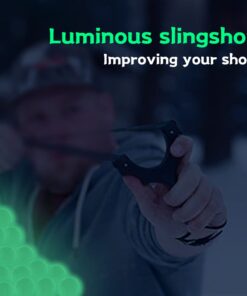 Alternative view of TOPRADE Professional Slingshot Ammo About (9mm) Hard Clay Ball, Environmentally Friendly. glow