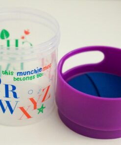 Munchie Mug Spill Proof Snack Cup Green, 12 Ounce jar, Made in The USA 12 oz 16 51bPqJxCf2L