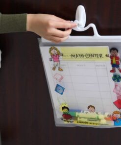 Really Good Stuff Hang-Up Clear Plastic Bags – Store Student Materials, Books, Center Activities – Safely Send Home Assignments – Sturdy Snap Shut Hanging Plastic Bags, 11”x13 3/4” (Set of 12) 18 51bTL40QxzL