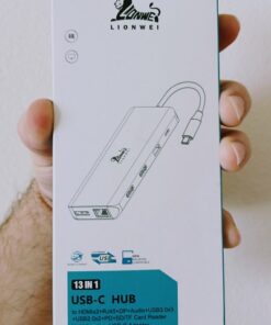 USB C Laptop Docking Station 3 Monitors, 13 in 1 USB C Hub with Dual HDMI+DisplayPort+10Gbps USB A/C, 100W PD, 6 USB, Ethernet, SD/TF, Audio, USB C Dock with iPhone 15/Mac/Dell/HP/Surface/Steam Deck 13-in-1(Dual HDMI+DisplayPort) 31 51bUD8uKpkL