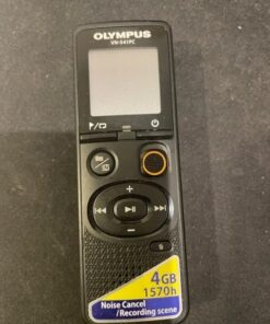 Olympus VN-541PC digital voice recorder with one-touch recording, noise-cancellation function, 4GB memory, four scenes recording, includes a micro-USB cable. 18 51bVSsRy2IL