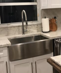 Kraus KHF200-30 Standart PRO Kitchen Stainless Steel Sink, 30 Inch Round Apron Single Bowl Rounded Apronfront 46 51bXCz0s3fL