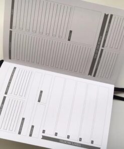 Panda Planner Undated Daily Planner - 90 Day Organization - Goals, Gratitude & Focus - Bonus Weekly & Monthly Agenda - Black - Hardcover Classic 52 51bczENJxVL