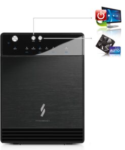 Mediasonic USB 3.2 4 Bay 3.5” SATA Hard Drive Enclosure – USB 3.2 Gen 2 10Gbps Type C | USB-C (HF7-SU31C) Support 18TB HDD HF7-SU31C 29 51bdalFtmsL