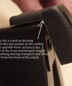 ChromaCast Folding A-Frame Guitar Stand for Acoustic and Electric Guitars with Secure Lock (CC-MINIGS),Black CC-MINIGS 35 51bepu5jEOL