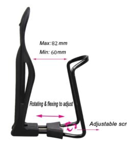 KEWAYO Biking Bottle Holder, Bike Bottle Cage Adjustable or Bike Cage Bottle Holder with 2 Screws 10 51bfo2cZgvL