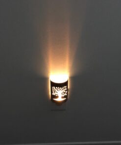 GE CoverLite LED Night Light, Decorative, Plug-In, Smart Dusk-to-Dawn Sensor, Home Décor, Ideal for Bedroom, Bathroom, Kitchen, Hallway, 1 Pack, 29846, Oil Rubbed Bronze | Tree of Life Oil Rubbed Bronze - Tree of Life 41 51bhr96E1hL