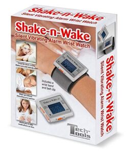 TECH TOOLS INNOVATIVE GIFTS AND GADGETS Silent Vibrating Personal Alarm Clock Shake-N-Wake (White) 21 51bkCkjixGL