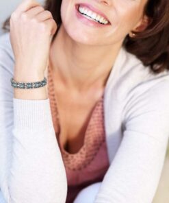 Wollet Jewelry Antique Style Blue Turquoise Magnetic Bracelets for Women 22 51bnsnNKn6L