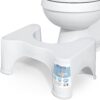 Squatty Potty The Original Bathroom Toilet Stool Height, White, 9 Inch (Pack of 1) 50 51brf3Xf2iL