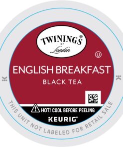 Twinings English Breakfast Tea K-Cup Pods for Keurig, Caffeinated, Smooth, Flavourful, Robust Black Tea, 24 Count (Pack of 1) 24 Count (Pack of 1) 15 51byh83iRsL