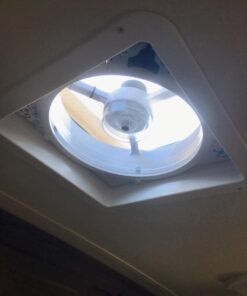 MAXXAIR 0004500K MaxxFan Smoke Standard Remote Fan Lid, 14 x 14 33 51c piKPubL