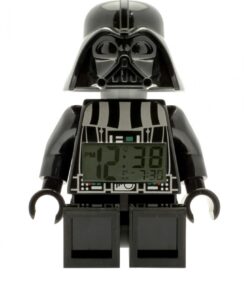 LEGO Star Wars 9002113 Darth Vader Kids Minifigure Light Up Alarm Clock | black/gray | plastic | 9.5 inches tall | LCD display | boy girl | official 24 51c05fvyn9L