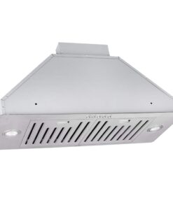 KOBE INX2730SQB-700-2 Brillia 30-inch Built-in/ Insert Range Hood, 3-Speed, 550 CFM, LED Lights, Baffle Filters, Stainless Steel 24 51c0aNw9cbL