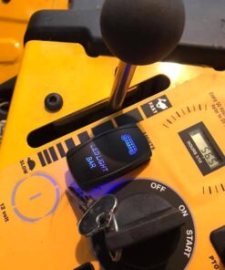 MICTUNING LED Light Bar Wiring Harness Fuse 40A Relay On-off Rocker Switch Blue(2 Lead) 47 51c21qgh9L