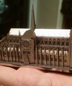 Metal Earth Fascinations Premium Series Notre Dame Cathedral 3D Metal Model Kit 44 51c3CQ5NvDL