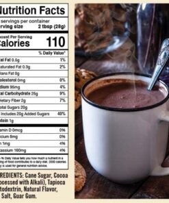 Alternative view of Castle Kitchen Natural Hot Chocolate Mix Variety Pack - Dairy-Free, Vegan Complete Mixes - Just Add Water - Pack of 2 (Classic Caramel Dark Chocolate & Double Dutch Dark Chocolate) 14 oz Each Classic Caramel Dark and Double Dutch Dark