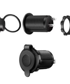 Marine Grade Cigarette Lighter Socket 12 VDC Black 16 51c7J6r4wL