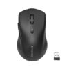 E-YOOSO Wireless Mouse, USB Cordless Computer Mouse, 18 Months Battery Life, 6 Button Wireless Mouse, 5 Adjustable DPI, 2.4G Portable Wireless Optical Mice for Windows, Mac, Linux, Chromebook(Black) Black