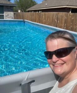 INTEX 26355EH Ultra XTR Deluxe Rectangular Above Ground Swimming Pool Set: 18ft x 9ft x 52in – Includes 1500 GPH Sand Filter Pump – SuperTough Puncture & Rust Resistant – Easy to Assemble with Sand Filter Pump 36 51cEN8JEcbL 1