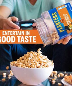 PLANTERS Honey Roasted Peanuts, 34.5 oz. Resealable Jars (Pack of 2) - Premium Quality Peanuts - Sweet and Salty Snack - Sweet Peanut Snack - Wholesome Snacking - Kosher 16 51cINyGcK6L