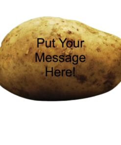 Unique and Hilarious Gag Gift: Send a Message on a Real Potato with Hand-Written Drawings and Pictures - Customize Personalize Anything on It, Quirky, Unique, Memorable, Handmade In The USA 12 51cKFhZHoKL