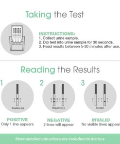 UTest -O-Meter 5 Level THC Home Drug Test | Marijuana Urine Test Kit | Highly Sensitive Testing Strips with Instant Results | 5 Panel Tests 15 ng/mL, 50 ng/mL, 100, 200, & 300 ng/mL (4-Pack) 26 51cMd6tXoVL