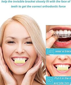 Angzhili 3 Pcs/Box Aligner Chewy,Silicone Orthodontic Chewers for Aligner Trays Seater,Chew Sticks with Storage Case(Yellow) Yellow 10 51cX1tvMG3L