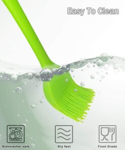 SILCONY 8.4" Silicone Basting Pastry Brush - Perfect for Oil Butter Spread, Marinades, Baste, BBQ, Grill, Cooking - BPA Free, Food Grade Material, Dishwasher Safe (3, 8.4 Inches) 3 20 51cXN7QiyL