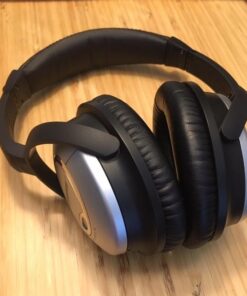 AHG Replacement QC15 Ear Pads & QC15 Headband Pad Compatible with Bose QuietComfort 15 (QC15) & QuietComfort 2 (QC2) Headphones - Soft, Great Comfort + Durability, Protein Leather (Black) 47 51cZCjnlh5L 1