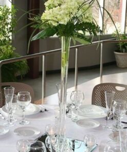 Alternative view of LACrafts 20" Glass Eiffel Tower Vases, 12 Pack, Clear