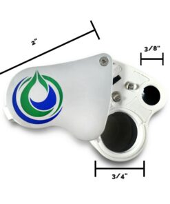 Happy Hydro - LED Loupe - 30x & 60x Magnifying Lens - Includes Batteries & Carrying Case 1 White 20 51ceOyKt9vL
