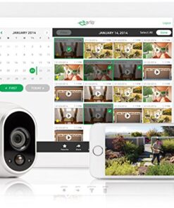 Arlo - Wireless Home Security | Night vision, Indoor/Outdoor, HD Video, Wall Mount | Includes Cloud Storage & Required Base Station | 1-Camera System (VMS3130) 1 Count (Pack of 1) 23 51cgJa5xFkL