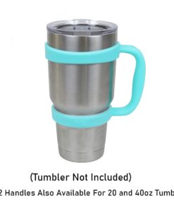 F-32 Handle - 19 COLORS - 40Oz, 30oz or 20oz size available - Compatible with 30 oz YETI and 30 oz. OZARK TRAIL Tumbler Travel Mug (30OZ, SEAFOAM BLUE) 30ozSeafoam Blue 30.0 Fluid Ounces 20 51cgvYLkoES