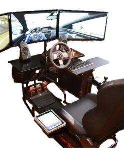 Volair Sim Universal Flight or Racing Simulation Cockpit Chassis with Triple Monitor Mounts 30 51ck4ej3eL 1