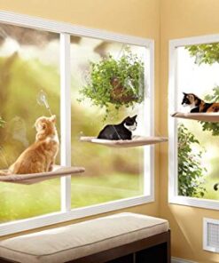 Oster Sunny Seat Window-Mounted Cat Bed, 50 Pounds 27 51cl3VOq3YL