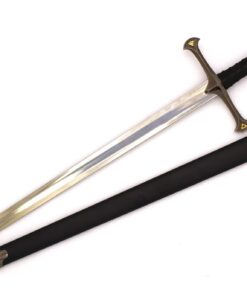 Alternative view of Medieval Crusader Sword with Scabbard
