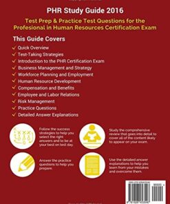 Alternative view of PHR Study Guide 2016: Test Prep & Practice Test Questions for the Professional in Human Resources Certification Exam