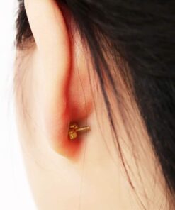 ERT 14K Gold Earring Backs - 12 Piece Replacement Earring Backs for Stud Ear Rings 6 Pairs 20 51csODAh5sL