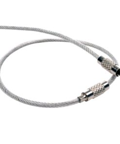 BlueCosto 10x Pure Stainless Steel Strap String Wire Loop for Luggage Tags Keychain Wire Ring Cable 10 Pack 10 51cu2bMlHzL 1